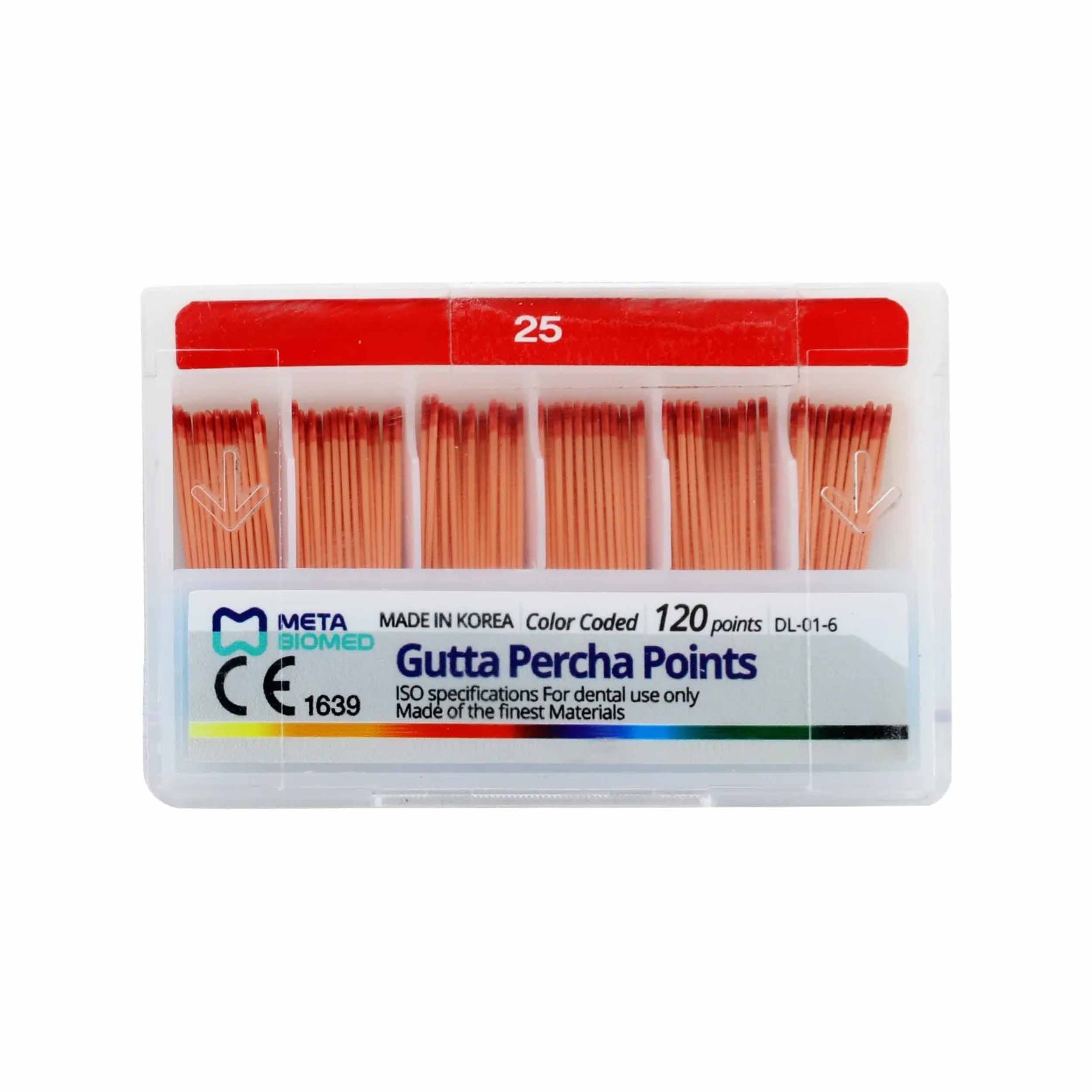 Meta Biomed Gutta Percha Points 2% 25