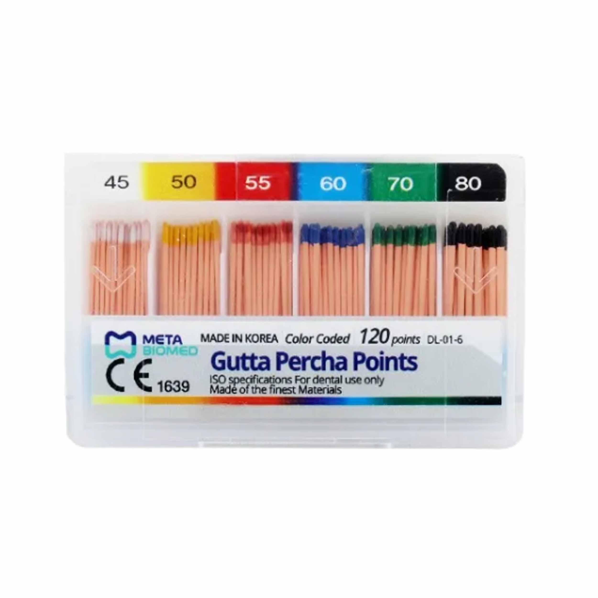 Meta Biomed Gutta Percha Points 2% 45-80