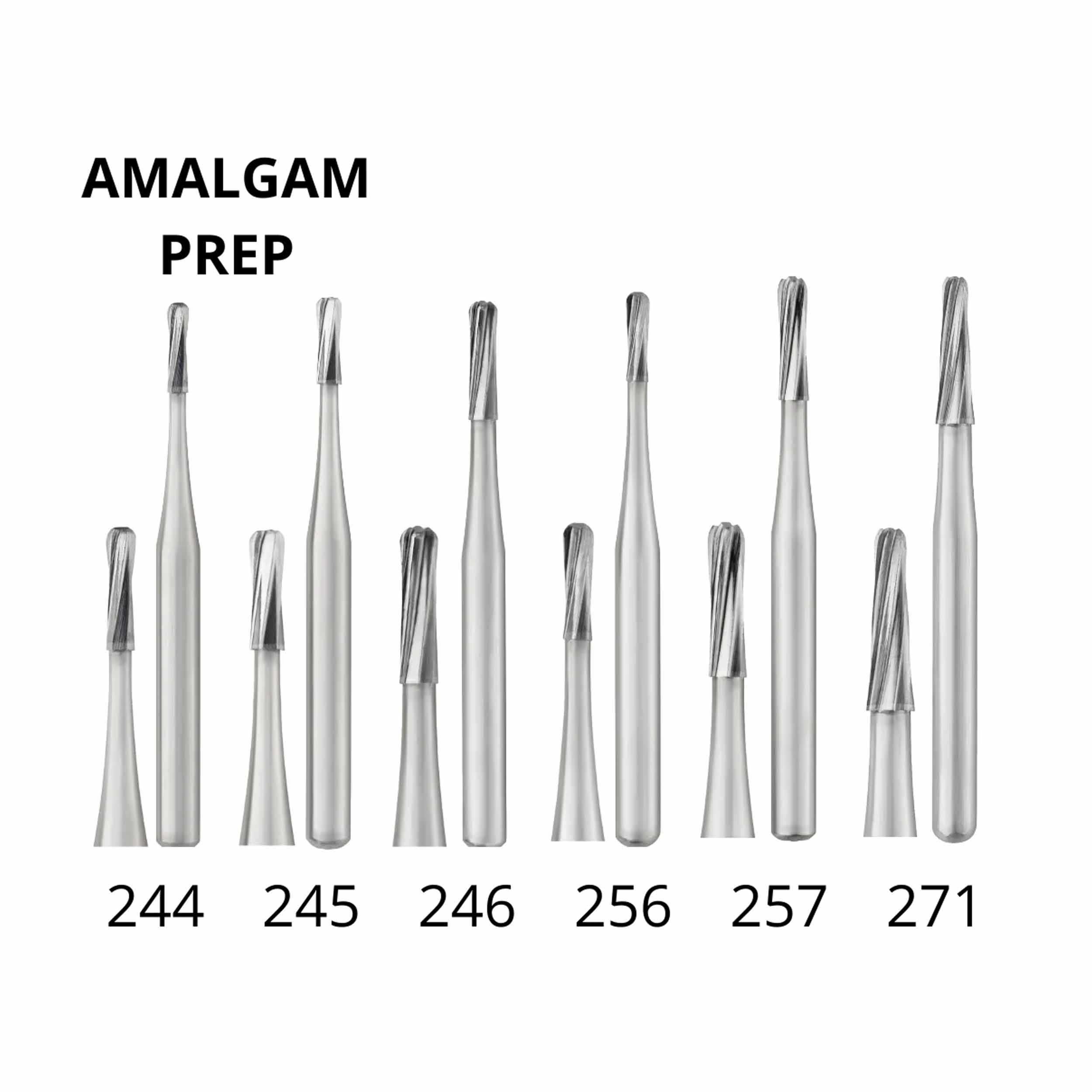 SS White Carbide Bur - Amalgam Preparation Burs FG 257