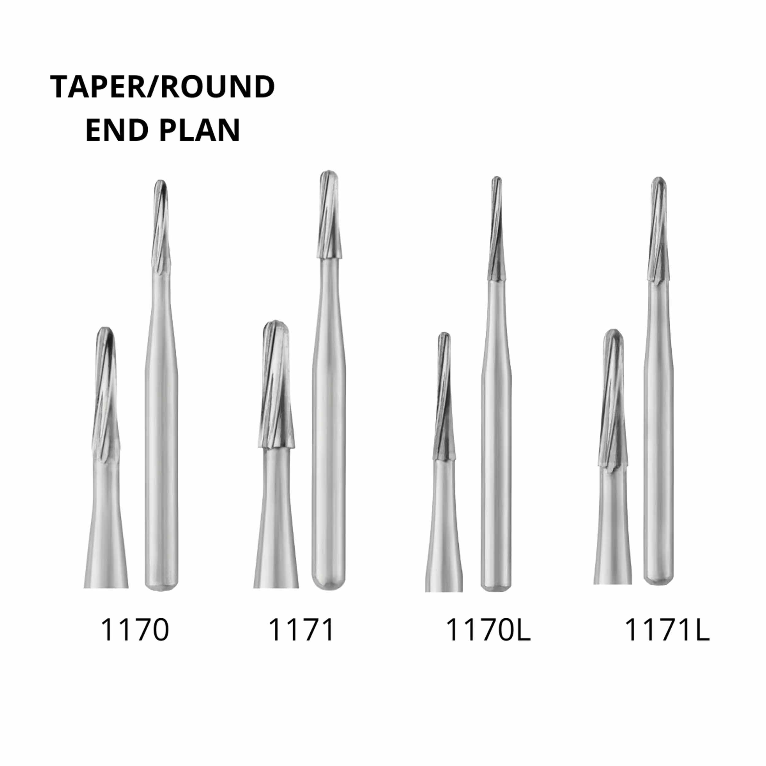 SS White  Carbide Burs - Plain FG 1170L