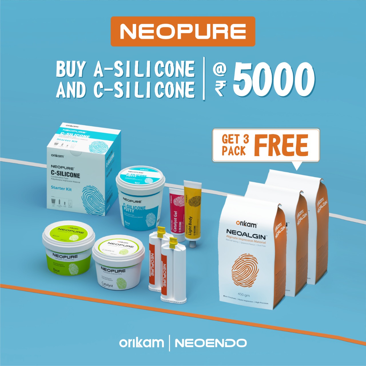 Buy Orikam Neopure + Neoalgin Offer Online at Best Prices | Dentganga.com