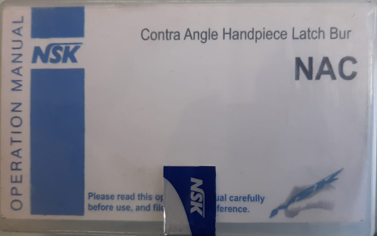 CONTRA ANGLE NSK HANDPIECE