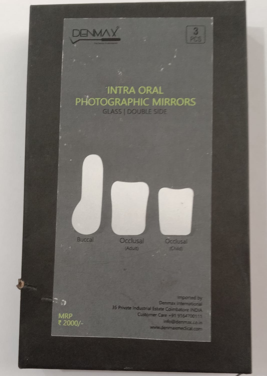 Denmax Intra Oral Photographic Mirrors Glass