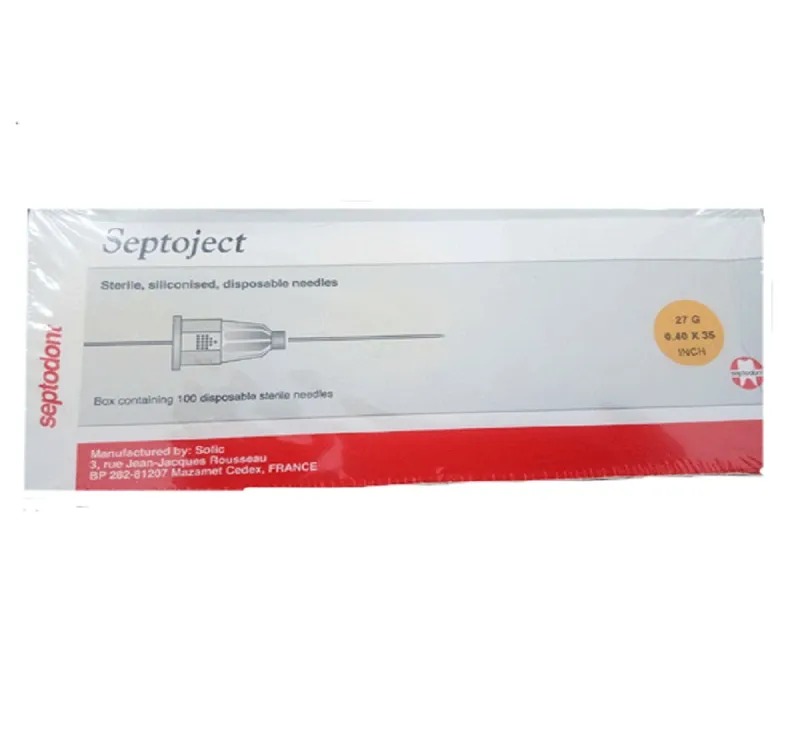 Septodont Septoject Needles For Dental Cartridge Syringe 30g/25mm