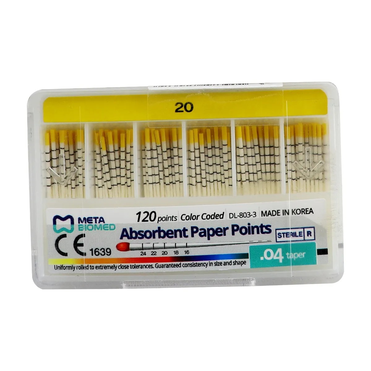 Meta Absorbent Paper Points 20 - 4%