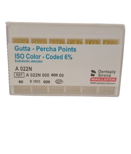 Dentsply Gutta Percha Points 6% 20No