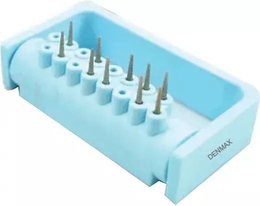 DENMAX Bur Box Plastic (16 Holes)