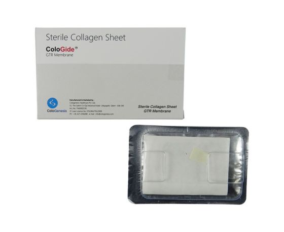 Sterile Collagen Sheets Cologenesis Cologide GTR Membrane 30x42