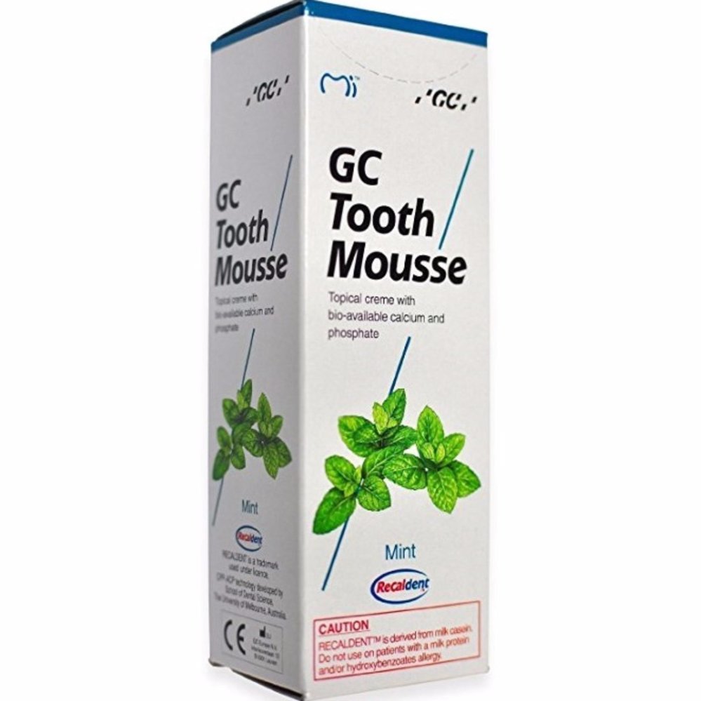 GC Tooth Mousse Topical Dental Tooth Crème For Cavity Protection 40g Tube #Mint