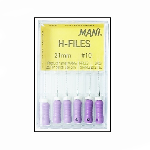 Mani H File 21mm #10 Dental