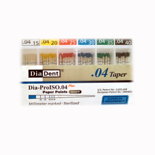 Diadent Absorbent Paper Point 4% #55